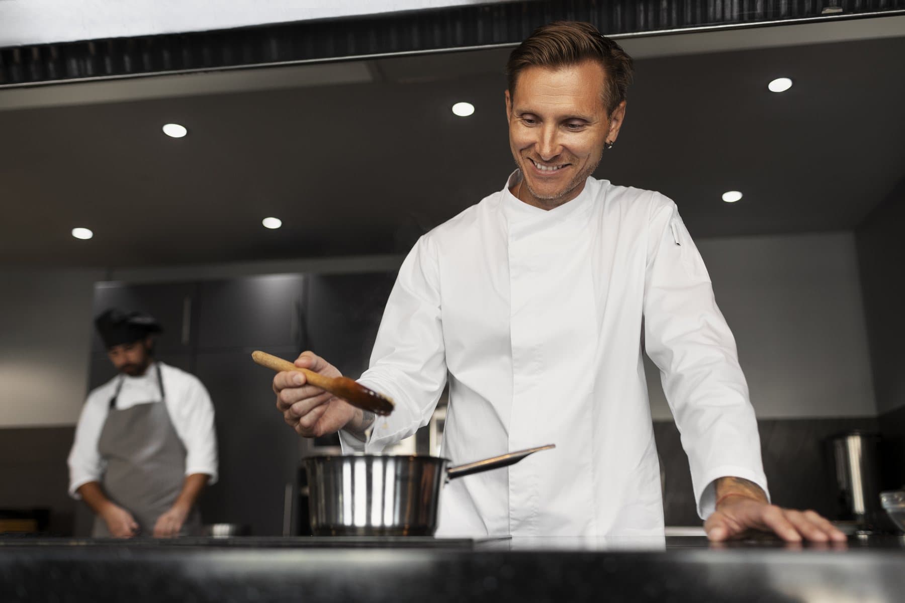 Chef executivo, entre o passe e os números